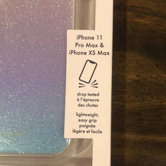 KATE SPADE New York iPhone Protective Hardshell 11 PRO Max / XS Max Glitter NIB - Picture 4 of 7